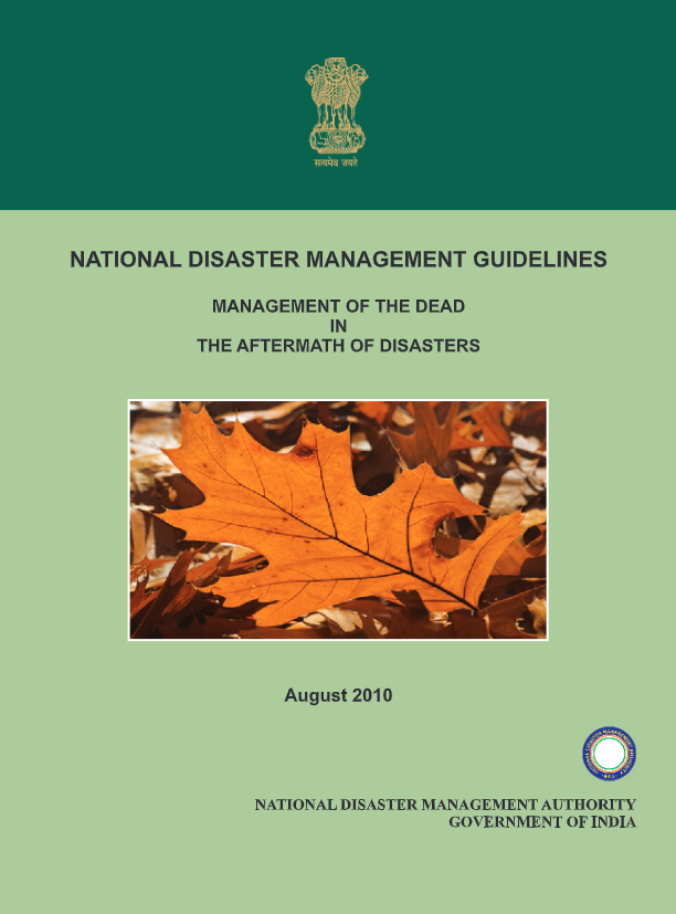 National Disaster Management Guidelines: Management Of The Dead In The ...